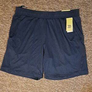 All in Motion Men's Navy Athletic Shorts
